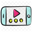 Mobile Video Mobile Video Content Video Marketing Icon