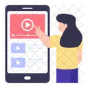 Mobile Video  Icon