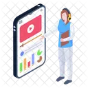 Mobile Video  Icon
