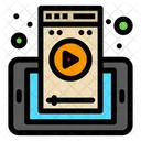 Mobile Video  Icon