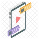 Mobile Video Video Streaming Online Video Icon
