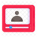 Mobile Video Video Streaming Play Video Icon