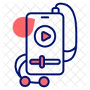 Mobile Video Player Icon