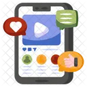 Online Video Video Streaming Play Video Icon