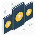 Mobile Video Video Streaming Play Video Icon
