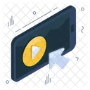 Mobile Video Video Streaming Play Video Icon