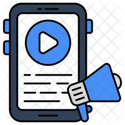 Mobile Video Promotion  Icon