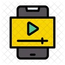 Mobile Video Streaming  Icon