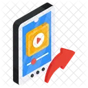 Mobile Video Transfer Online Video Video Streaming Icon