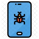Virus Smartphone Bug Icon