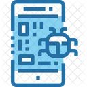 Mobile Phone Virus Icon