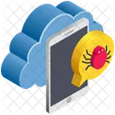 Cloud Computing Virus Icon