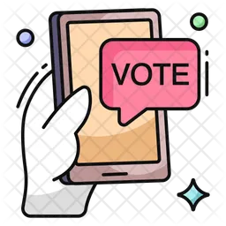 Mobile Vote  Icon