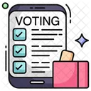 Mobile Voting List Checklist Todo Icon