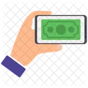 Digital Money Mobile Wallet Digital Transaction Icon