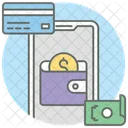 Mobile Wallet Online Wallet Mobile Money Icon
