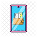 Mobile Wallet Phone Icon