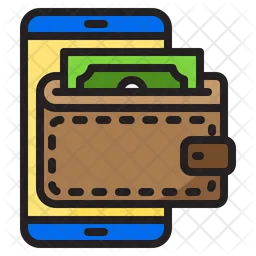 Mobile Wallet  Icon