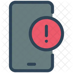 Mobile Warning  Icon
