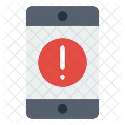 Mobile Warning  Icon