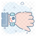 Mobile Watch Wearable Technology Wrist Watch Icon