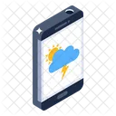 Mobile Weather App Weather Forecast Mobile Weather Icon
