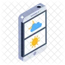 Mobile Weather App Weather Forecast Mobile Weather Icon