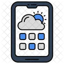 Mobile Weather App  Icon