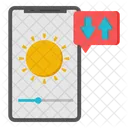 Mobile Weather App Mobile Forecast Mobile Overcast Icon