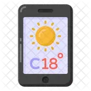 Mobile Weather App  Icon