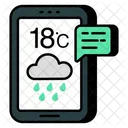 Mobile Weather App  Icon