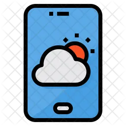 Mobile Weather Application  Icon