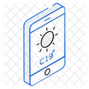Mobile Weather  Icon
