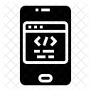 Codierung Smartphone Softwareentwickler Symbol