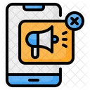 Mobile Werbung  Symbol