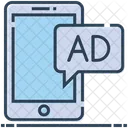 Mobile Werbung  Icon