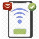 Mobile Wifi Mobile Internet Wireless Network 아이콘