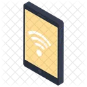 Mobile Wifi Connected Mobile Wireless Network Icon