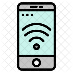 Mobile Wifi Icon Of Colored Outline Style Available In Svg Png Eps Ai Icon Fonts