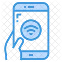Wifi Social Network Smartphone Icon