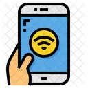 Wifi Social Network Smartphone Icon