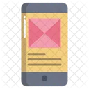 Mobile Wireframe Mobile Layout App Layout Icon
