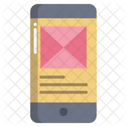 Mobile Wireframe  Icon