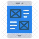 Mobile Wireframe Mobile Wireframe Icon