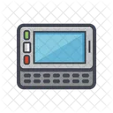 Mobile With Keyboard Responsive Technology Icon