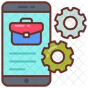 Mobile work  Icon