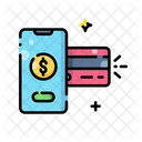 Mobile Zahlung Finanzen Bargeld Symbol