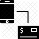 Elektronischer Handel Mobile Zahlung Kreditkarte Icon