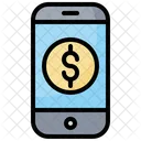 Geld Wahrung Telefon Handy Symbol