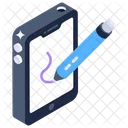 Mobiles Zeichnen Digitales Zeichnen Online Zeichnen Icon